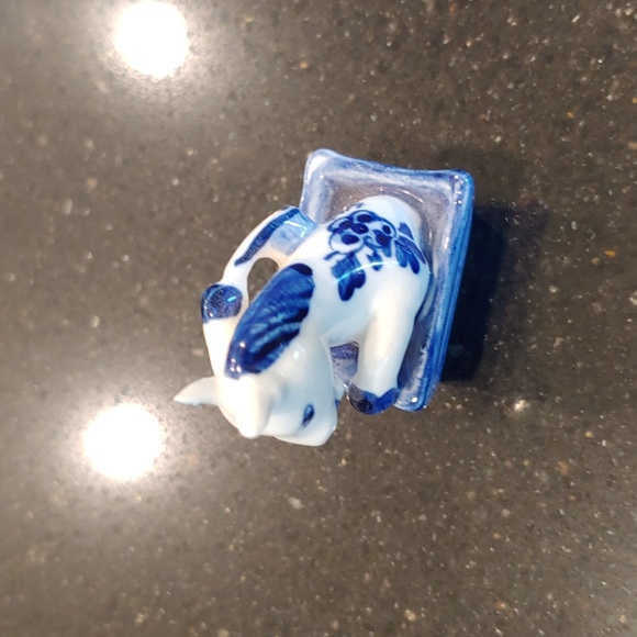 Set of 3 Delft-style figurines - Picture 4 of 7